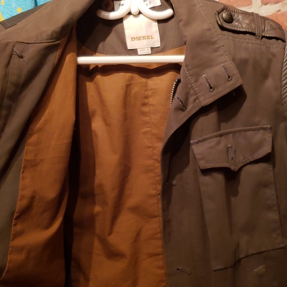 Diesel men leather jacket - Picture 4 of 4